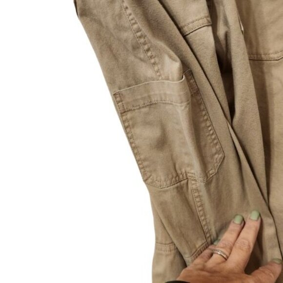 VENEZIA KHAKI CARGO ROLL-UP PANTS SIZE 16 - Picture 3 of 7